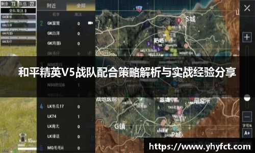 和平精英V5战队配合策略解析与实战经验分享