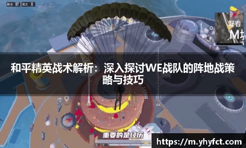 和平精英战术解析：深入探讨WE战队的阵地战策略与技巧
